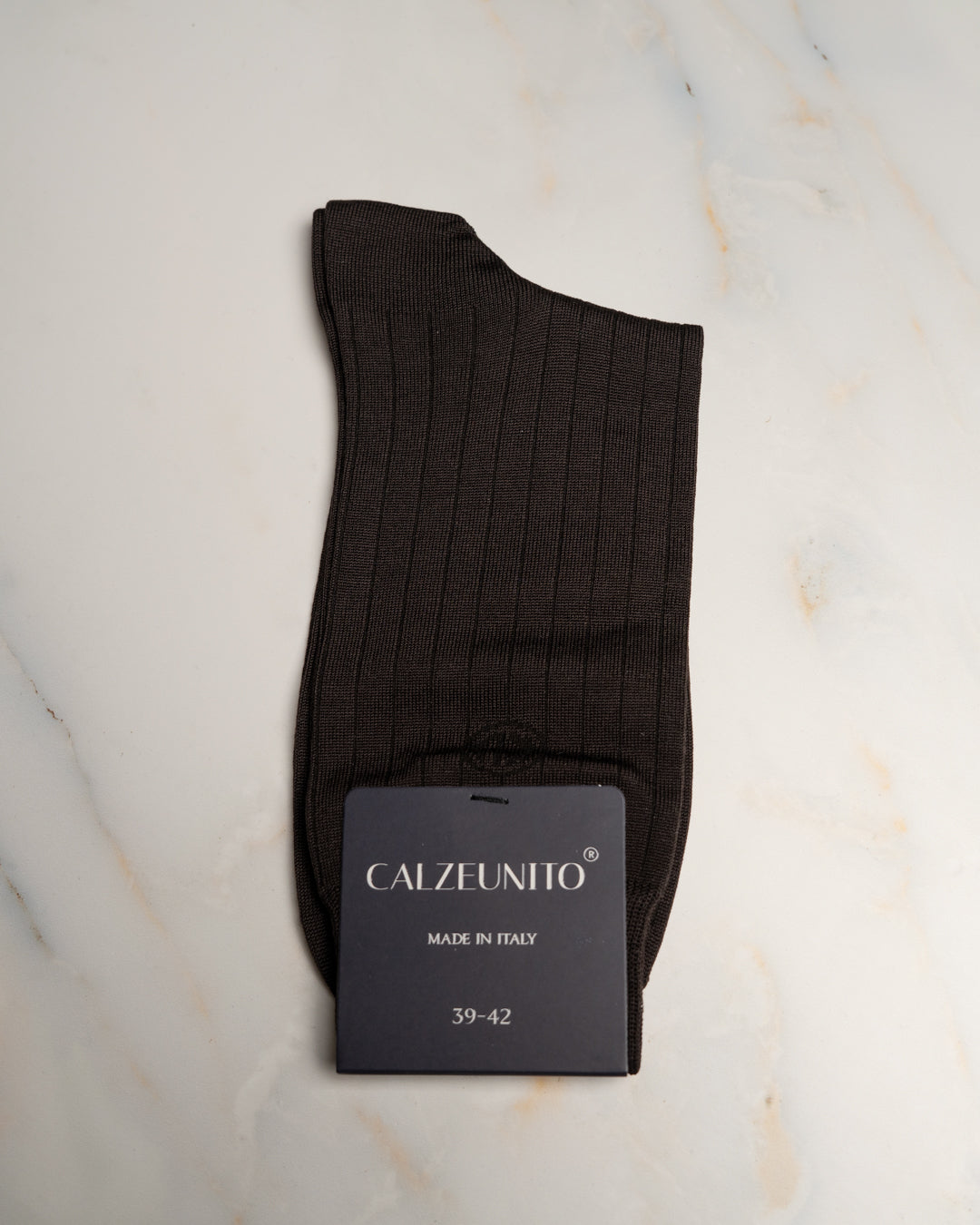 Portofino Dark Brown Socks